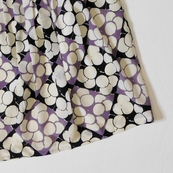 Anthropologie FLOREAT Silk Ocean Mist Embroidered Skirt Sequins Dots Bubbles 2 - Picture 6 of 14